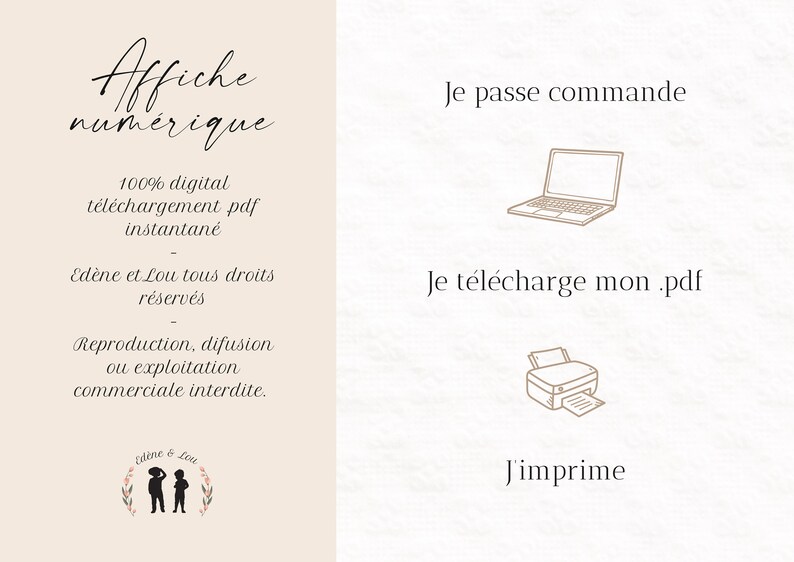Carte annonce de grossesse mamie formidable - pdf numérique image 3