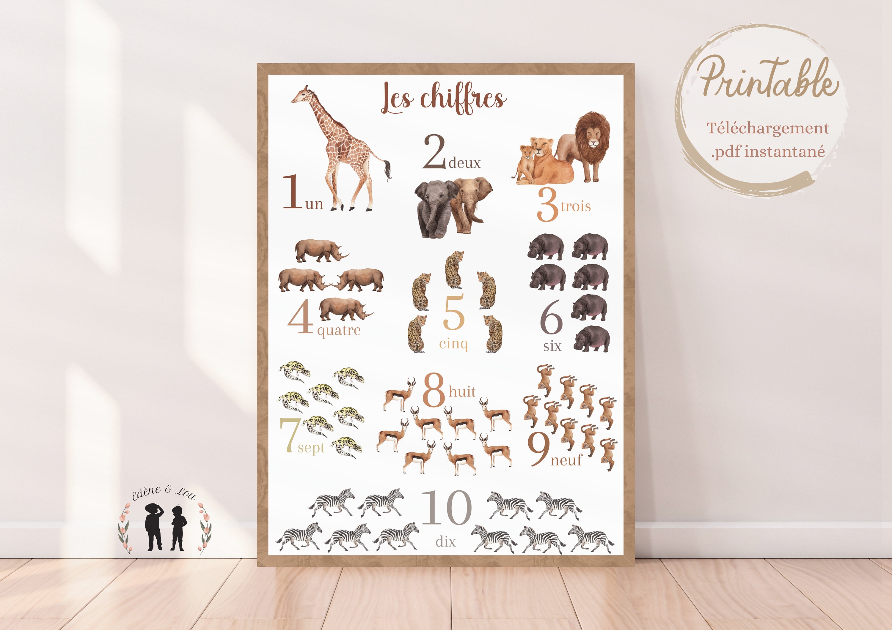 Uonlytech Poster éducatif Pour Garçons Et Filles - Décoration