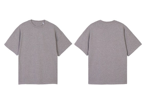 Grey Oversize Tee Mockup Etsy Canada