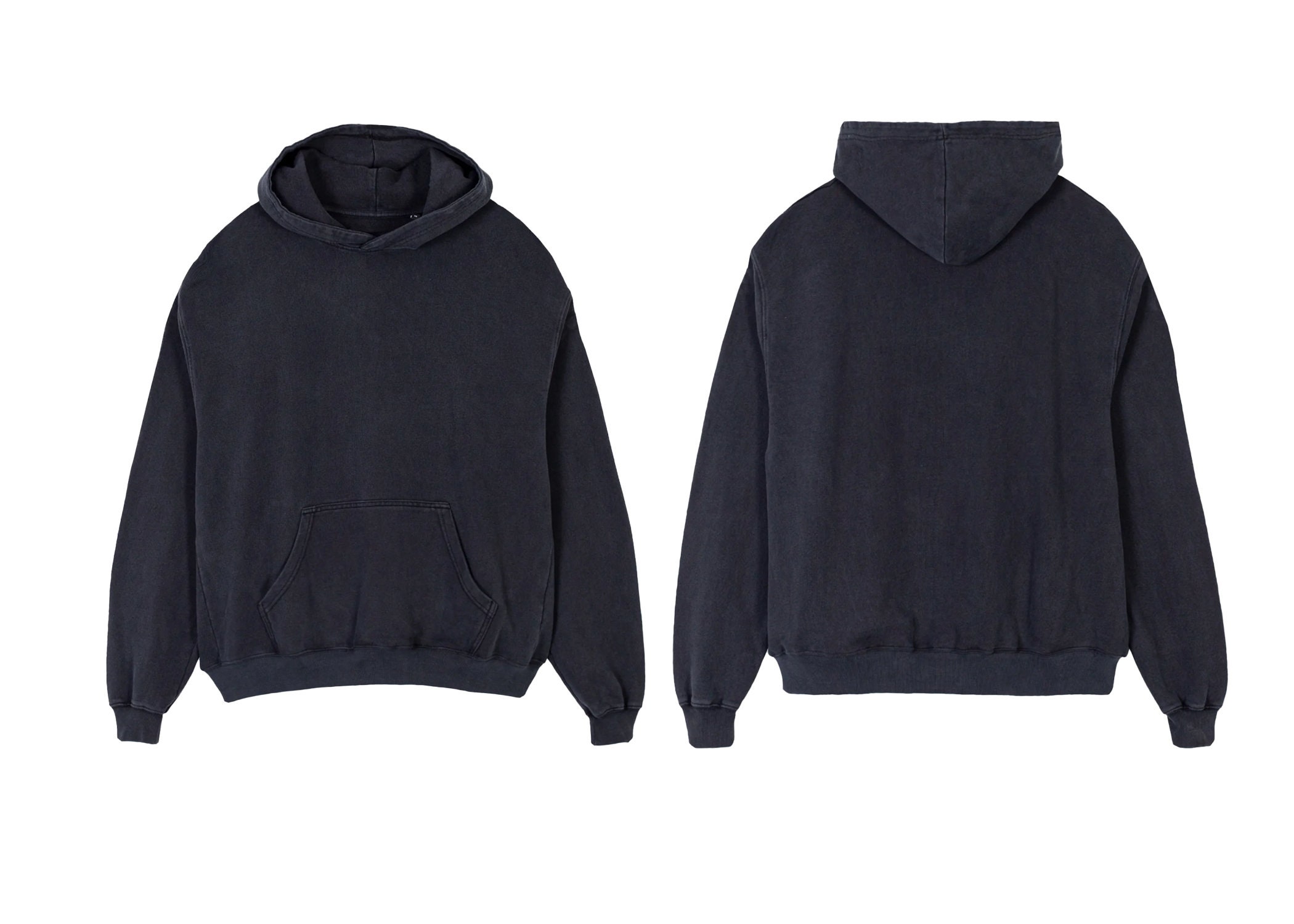 Vintage Black Oversized Hoodie Mockup - Etsy