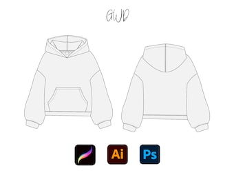 Oversize Pullover Hoodie Mockup