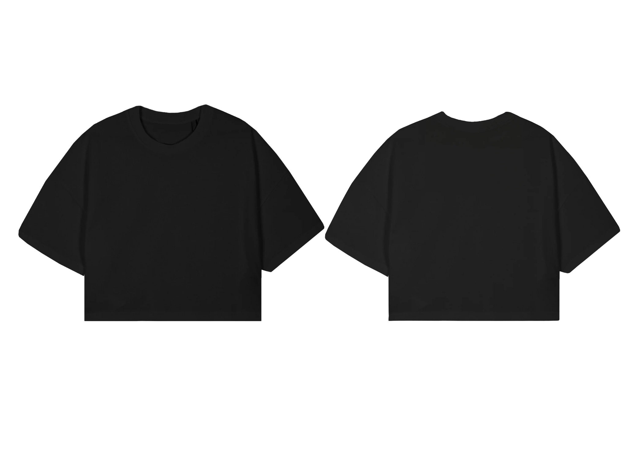 Women’s Glossy Crop Top T-Shirt – Stretchy, Slim Fit, Long Or Short Sleeve, Solid Color