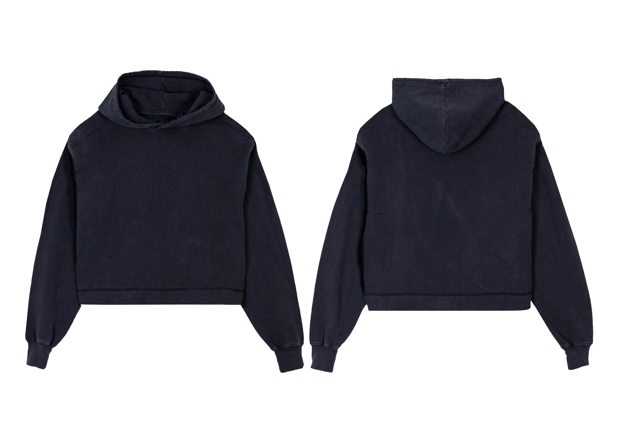 Crop hoodie mockup best sale