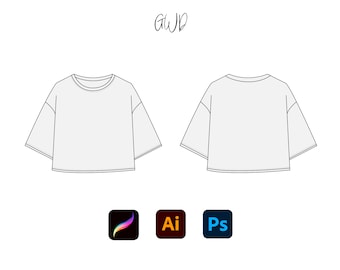 Cropped T-Shirt Mockup