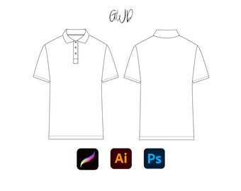 Polo Collar Shirt Mockup