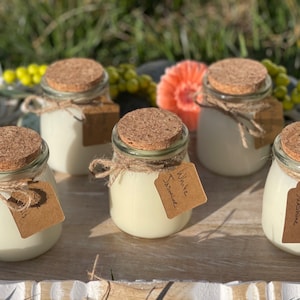 6OZ STRONG SCENTED Candle | 35+ Hour Burning Time | Hand-poured All-Natural Soy Wax Blend