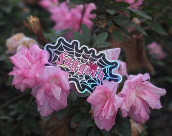 Mini Faggoth Holographic Sticker Waterproof Dishwasher safe