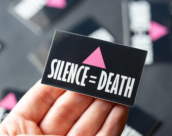 Mini Silence=Death Sticker Waterproof Dishwasher safe Water bottle filler