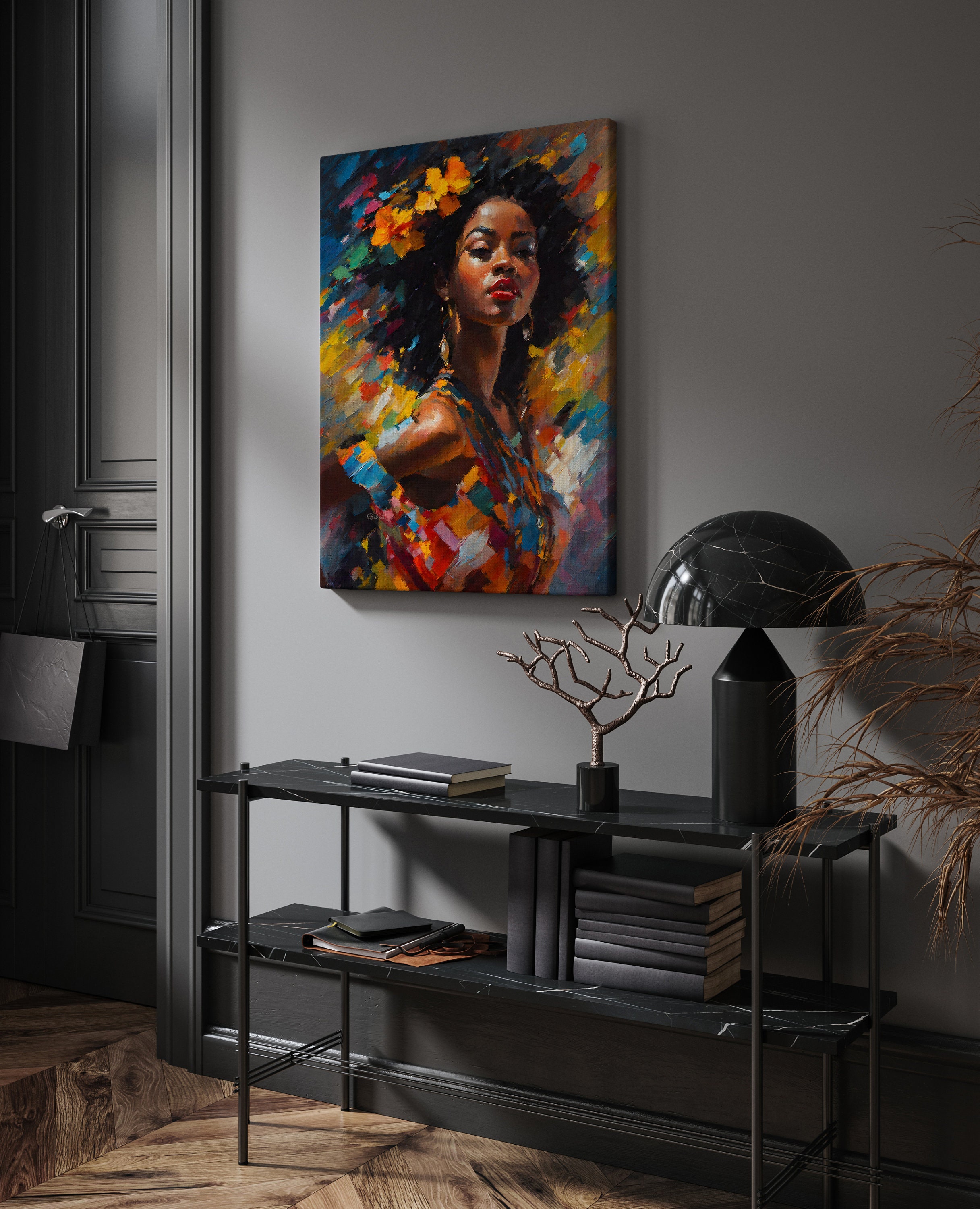 Oil Painting Style 103 Print on Canvas - Etsy