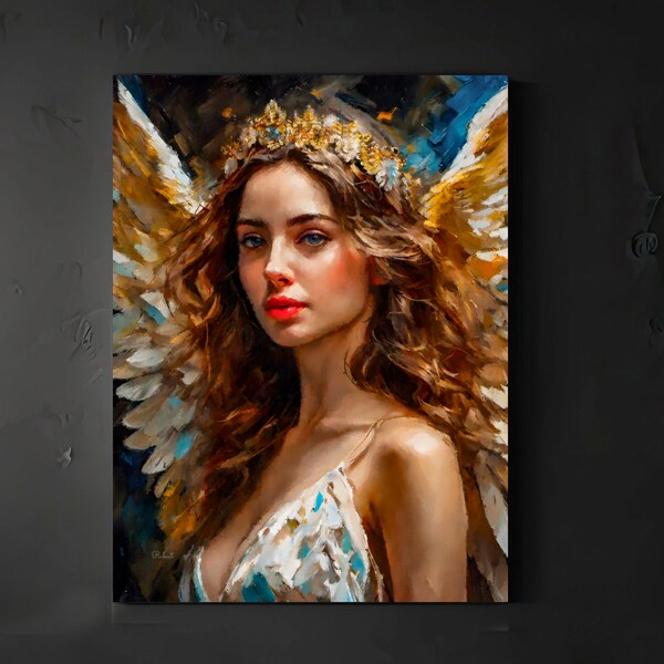 Oil Painting Style 13 Print on Canvas