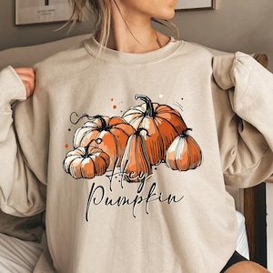 Fall Shirt for Women Thanksgiving Shirt, Hey Pumpkin Shirt, Thanksgiving Sweatshirt Cute Thanksgiving Sweater Pumpkin Sweatshirt Long Sleeve