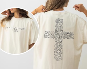 Comfort Colors Christian Beachy Shirt, Christian Crewneck, Beachy Shirt, Ocean Inspired Shirt, Ocean Beach Shirt, Sea Shell Tee, Mermaid Tee