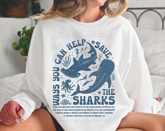 Respektieren Sie die Einheimischen Sweatshirt oder Hoodie, Speichern Sie die Haie Shirt, Hai Hoodie, Hai Woche T-Shirt, Walhai Shirt Geschenk für Hai Liebhaber