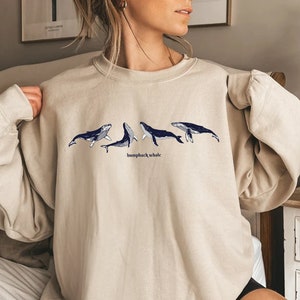 Humpback Whale Shirt, Vintage Whale Sweatshirt, Ocean Lover, Whale Hoodie, Outdoor Nature Lover Gift, Vintage Inspired Graphic, Humpback Top