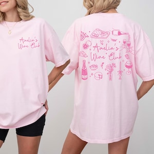 Custom Wine Club Bachelorette Shirts, Winery Bridal Party Shirt, Comfort Colors Vino Before Vows Bachelorette Shirt, Bridesmaid Ask Gift