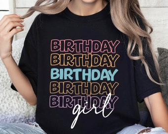 Birthday Girl Tshirt, Birthday Mama Shirt, Girls Birthday Party Tshirt, Birthday Shirt, Birthday Squad Shirt,Youth Birthday Girl Shirt