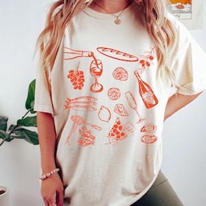 Comfort Colors La Dolce Vita Shirt, Italy Girls Trip Shirt, Ocean Inspired Style, Tomato Girl Summer Shirt, Aperol Spritz Social Club Shirt