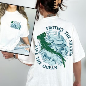 Protect The Sharks Shirt, Protect The Ocean Shirt, Shark Shirt, Ocean Animal Shirt, Surfing Tee, Respect The Locals Hoodie, Shark Lover Gift