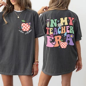 Personalized In My Teacher Era Comfort Colors®, Teacher Custom Name Shirt, Teacher Appreciation Gift, Teacher Era Shirt,Custom Name Tee Gift