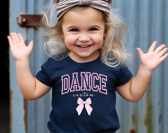 Tanzen Sie individuelles Geschenk Tanzen Sie Coquette Shirt Ballett-Tanz Onesie Kleinkind Tanz-Bogen-Geschenk für Schwester der Tänzerin Coquette Bow Dance Hoodie für Toodler