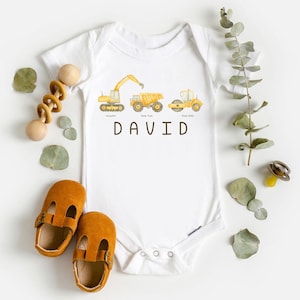 Personalized Construction Shirt, Truck Kids Shirt, Equipment Shirt, Dump Truck Sweatshirt, Toddler Shirt, Boys Shirt, Construction Kids Tee
