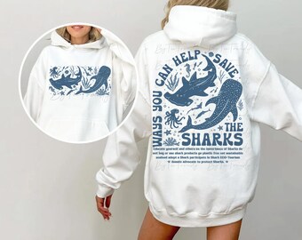 Save The Sharks Sweatshirt or Hoodie, Respect the locals Shirt, Whale Shark Hoodie, Shark Week, Respect The Locals Hoodie, Shark Lovers Gift