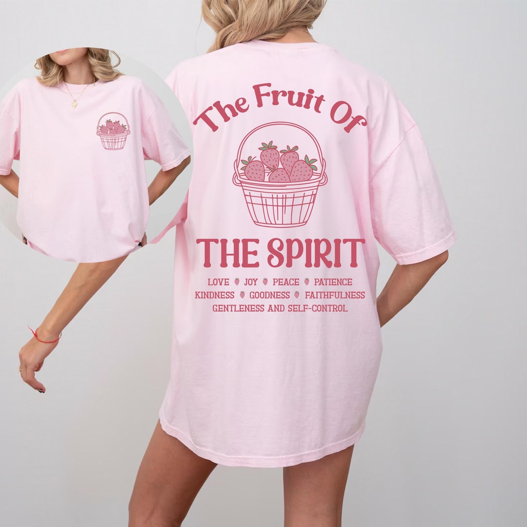 Comfort Colors the Fruit of the Spirit Shirt Christian Tee Bible Verse ...
