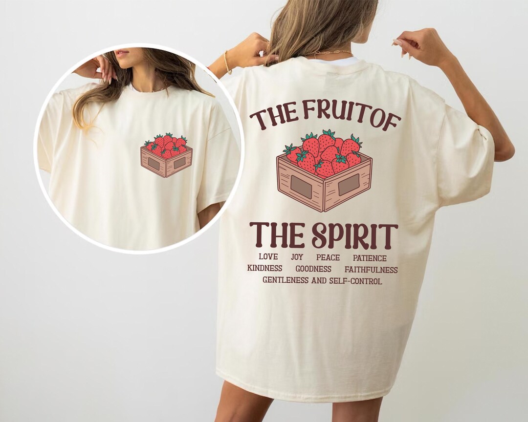 The Fruit of the Spirit Shirt, Comfort Colors Christian Shirt ...