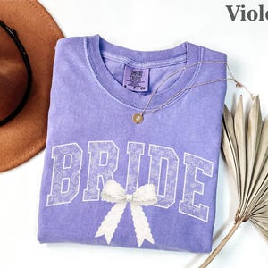 Coquette Lace Bride Shirt, Bride To Be TShirt, Coquette Bow Bride Tee, Wedding Gift for Her, Gift for Fiance, Future Mrs Tee, Tying the Knot