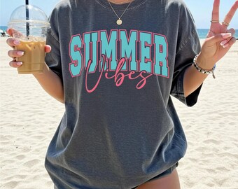 Comfort Colors® Summer Shirt, Trendy Shirt, Hello Summer Shirt, Best Gifts for Her Beach Shirt Ocean Vacay Summer Vibes Tee Vacation Apparel