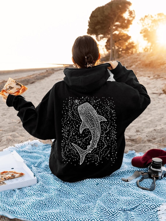 Whale Shark Tshirt, Ocean Lovers Gift Minimalist Sea Sweatshirt Coconut Beachy Girl Hoodie Gift Sea Animals Unisex Tee Gift For Shark Lovers