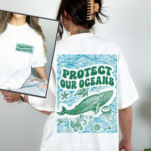 Protect Our Oceans Hoodie, Save The Ocean T-shirt, Respect The Locals Shirt, Marine Biologist Shirt, Whale, Shark Shirt, Ocean Lover Gift