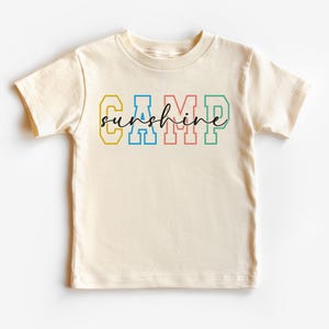 Custom Camp Kids Shirt, Personalized Camping Kid Shirt For Campers, Summer Camp Gift For Family Friends, Camping Lover Shirt, Camp Toddler