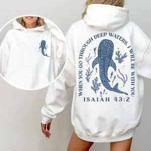 Whale Shark Hoodie, Beachy Hoodie, Shark Shirt, Jesus Hoodie, Beachy Sweatshirt, Beachy Hoodies Summer Tee, Whaleshark Hoodie, Coconut Girl