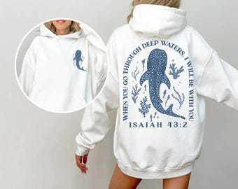 Whale Shark Hoodie, Beachy Hoodie, Shark Shirt, Jesus Hoodie, Beachy Sweatshirt, Beachy Hoodies Summer Tee, Whaleshark Hoodie, Coconut Girl