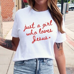Faith Inspired Tee Love Jesus Christian Shirt Comfort Colors Faith Shirt Oversize Tshirt for Women Christian Apparel Valentine Shirt