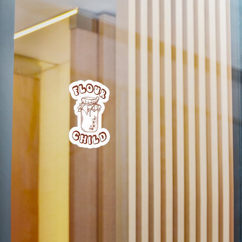 Sourdough Sticker Baking Lover Vinyl Sticker Retro Sticker for Sourdough Starter Jar Trendy Homestead Sticker Tumbler Sticker for Cookbook gift for sourdough lover cute labels for sourdough bread bakery