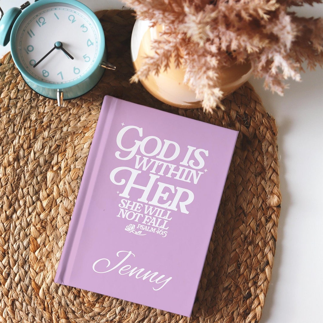 Personalized Bible Journal for Women God is Within Her Notebook for ...