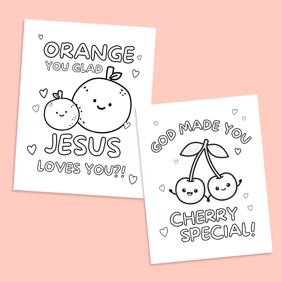 Christian Color Sheets Bible Study Activity for Kids Printable Sunday ...