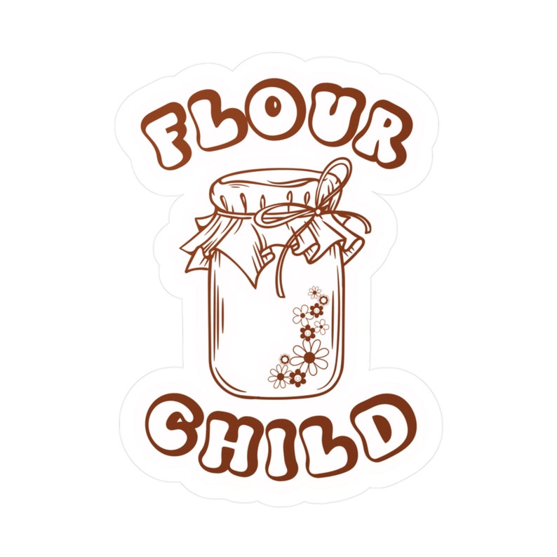 Sourdough Sticker Baking Lover Vinyl Sticker Retro Sticker for Sourdough Starter Jar Trendy Homestead Sticker Tumbler Sticker for Cookbook gift for sourdough lover cute labels for sourdough bread bakery sourdough starter jar sticker christmas gift