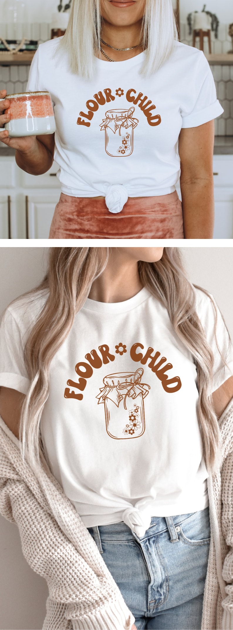 Sourdough Shirt Bread Baking TShirt Flour Power Funny Baker T-shirt Retro Baking Tee Cute Bread Shirt Sourdough Starter Shirt Baker Gift Tee