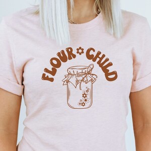 Sourdough Shirt Bread Baking TShirt Flour Power Funny Baker T-shirt Retro Baking Tee Cute Bread Shirt Sourdough Starter Shirt Baker Gift Tee