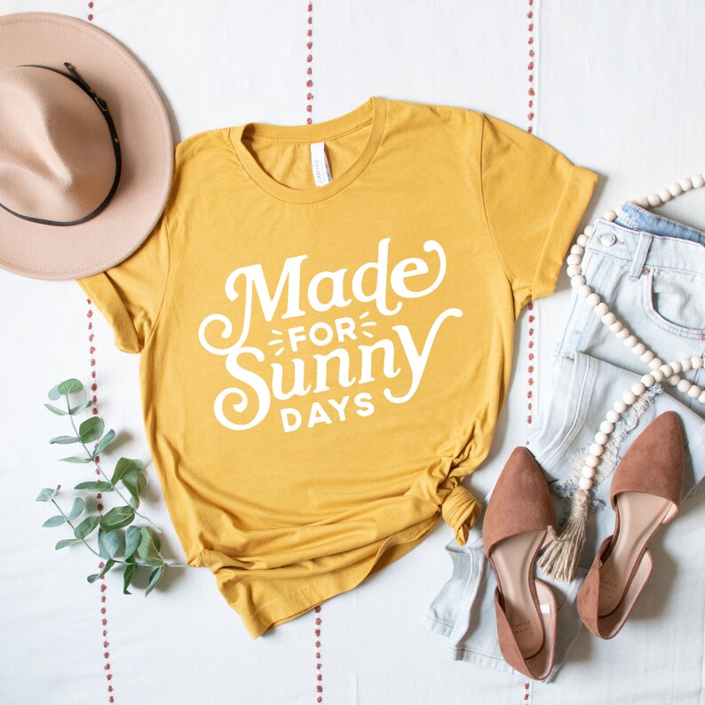 Summer Sunshine Shirt Cute Boho Sun Tshirt Sunny Days Shirt Lake Life ...