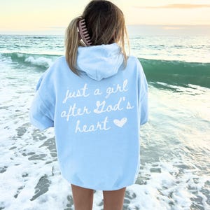 Christian Girl Hoodie Faith Inspired Sweatshirt Gods Love Shirt for Women Worship Sweatshirt with Inspirational Message
