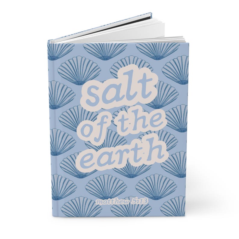Prayer Journal Salt of the Earth Christian Bible Study Notebook Gift for Friend Who Loves Jesus Journal Bible Verse Notebook Sermon Notes