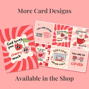Cartes chrétiennes imprimables pour enfant artisanat biblique inspiré de la foi Notes imprimables fête classe activité d'étude de la Bible groupe de jeunes cartes d'étude de la Bible image 10
