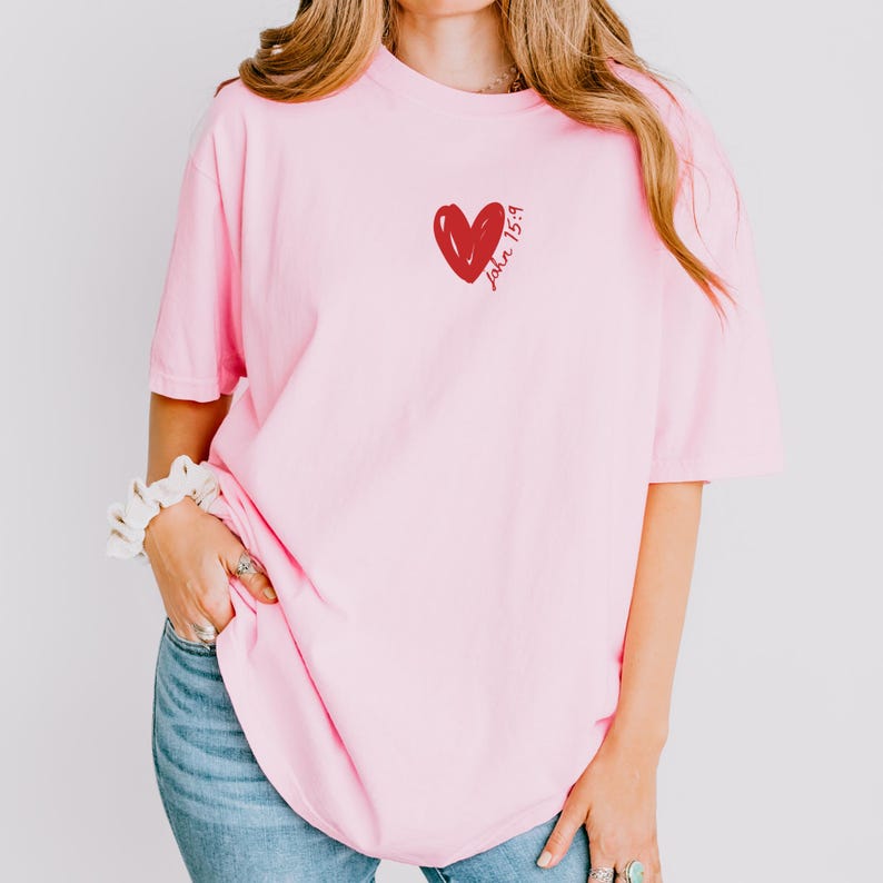This Girl Loves Jesus Shirt Christian Love Jesus Christian Shirt Comfort Colors Faith Shirt Oversize Tshirt for Women Christian Apparel