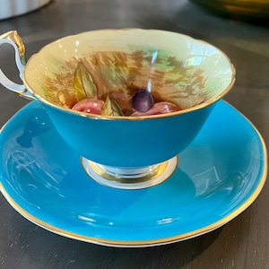 Aynsley China Tea Cup & Saucer  “Orchard”