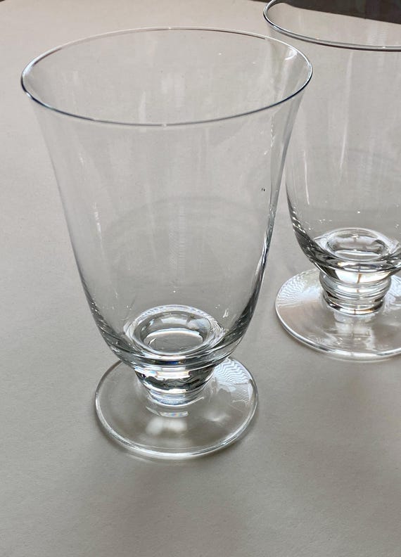 Vintage Crystal Water Glasses - SET of 3