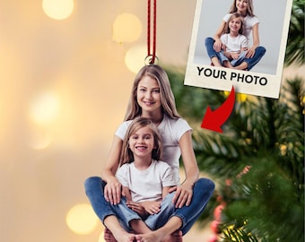 Christmas Ornament Photo Ornament Acrylic Ornament Custom Family Photo Ornament Acrylic Picture Ornament Family Ornaments Grandparent Gifts